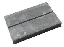 Lock-Block topplade koks 40 x 60 x 7 cm